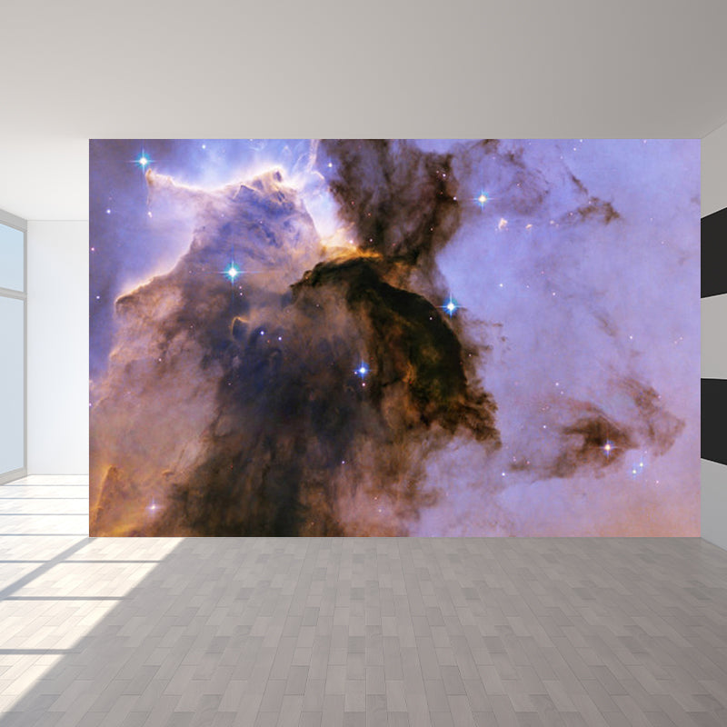 Unpredictable Sky View Mural Wallpaper for Dining Room, Pastel Color, Custom Size Available