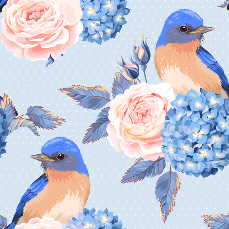 Stylish Rose Blossom Wallpaper Mural Pastel Color Flower Wall Covering for Bedroom