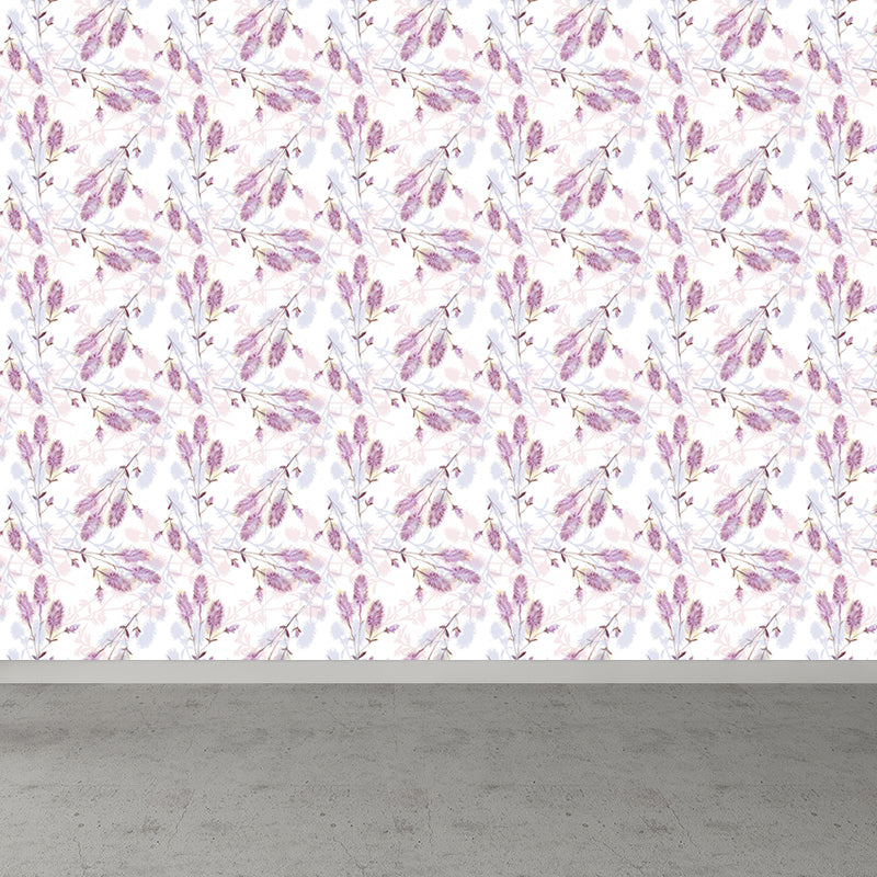 Waterproofing Flower Mural Decal Customized Modern Wall Covering for House Interior