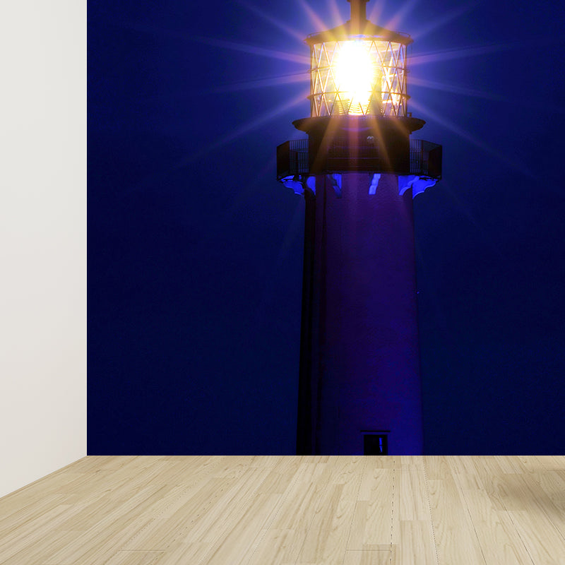 Photography Style Lighthouse Wall Mural Giant Wall Decor for Dining Room, Personalize