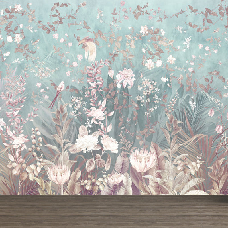 Home Decor Flower Print Mural Decal Customized Contemporary Wall Art for Kitchen