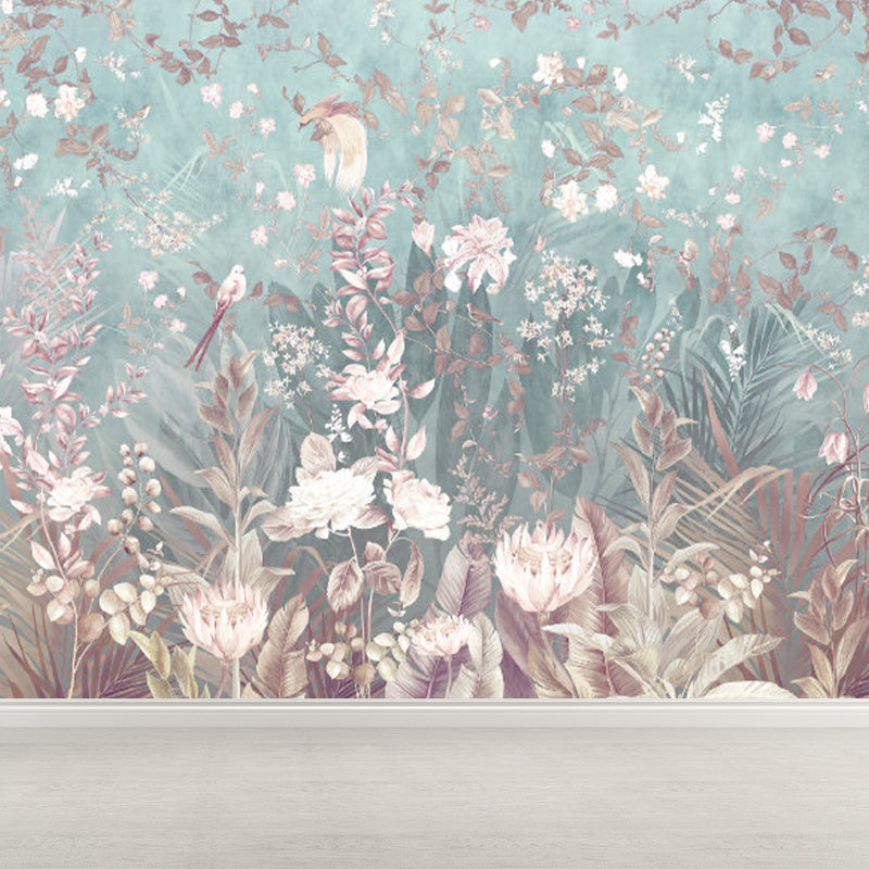 Home Decor Flower Print Mural Decal Customized Contemporary Wall Art for Kitchen