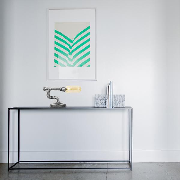 Luz de mesa de sombra de cápsula industrial 1/2 bombillas Amber/lámpara de noche de vidrio transparente con/sin agua Toque Deco para sala de estar