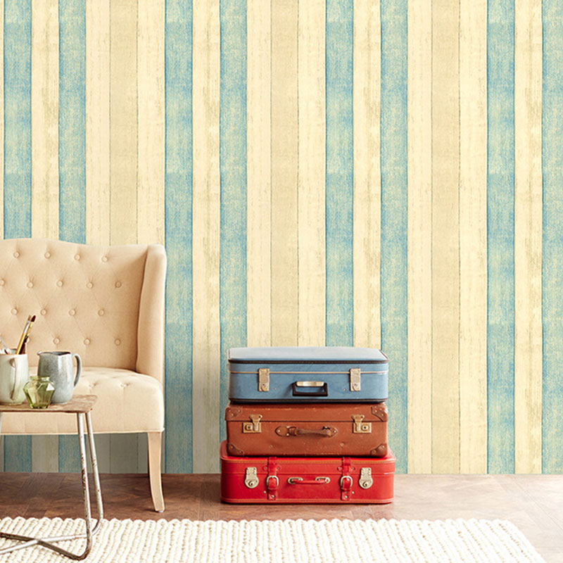 Papier peint de Surface en bois de couleur neutre, revêtement mural résistant aux taches pour décoration de cheminée, auto-adhésif