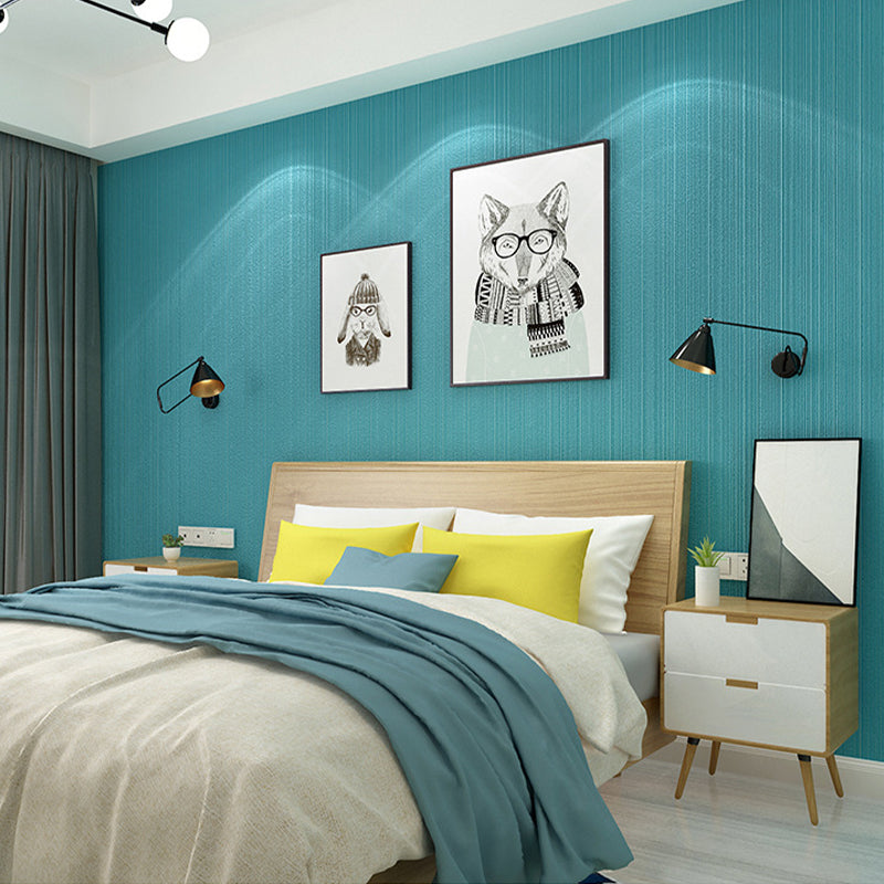 Warm Color Non-Woven Moisture Resistant Vertical Line Wallpaper, 31 ft. x 20.5 in