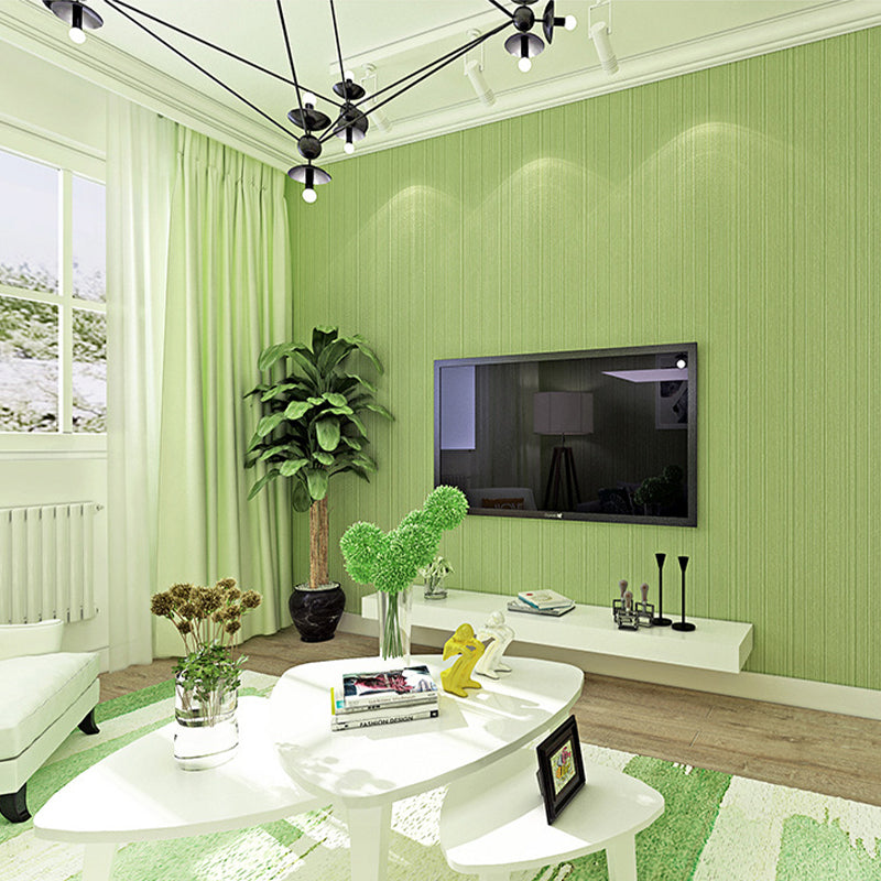 Warm Color Non-Woven Moisture Resistant Vertical Line Wallpaper, 31 ft. x 20.5 in