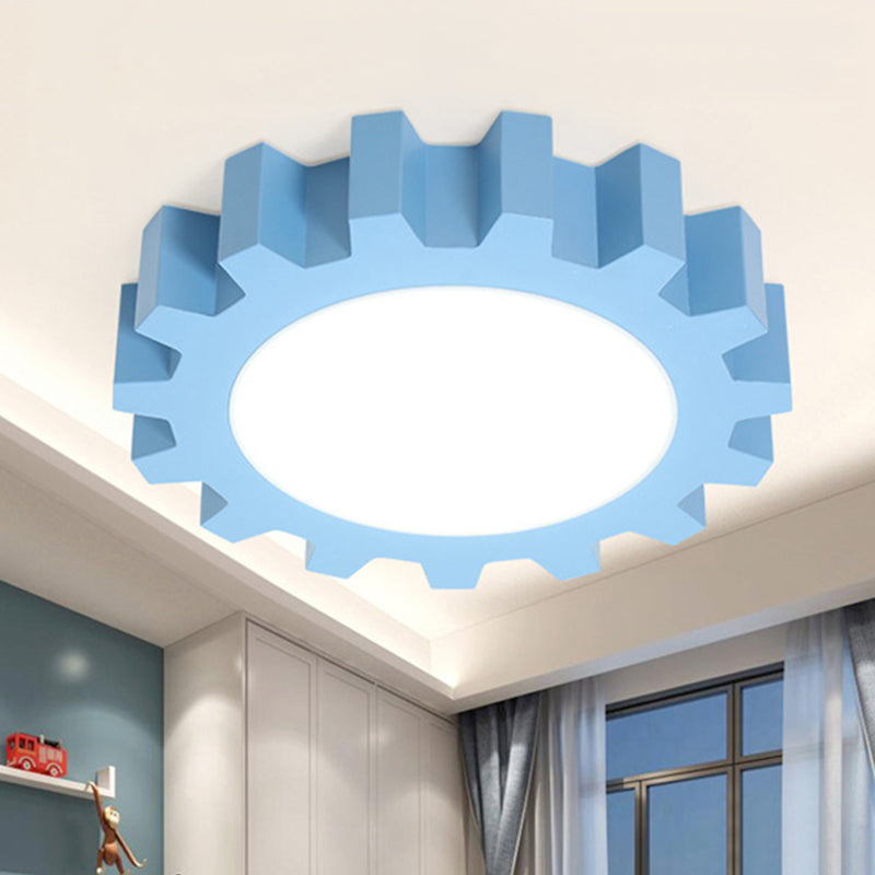 Metal Gear Ceiling Mount Light Cartoon LED Ceiling Light for Kindergarten