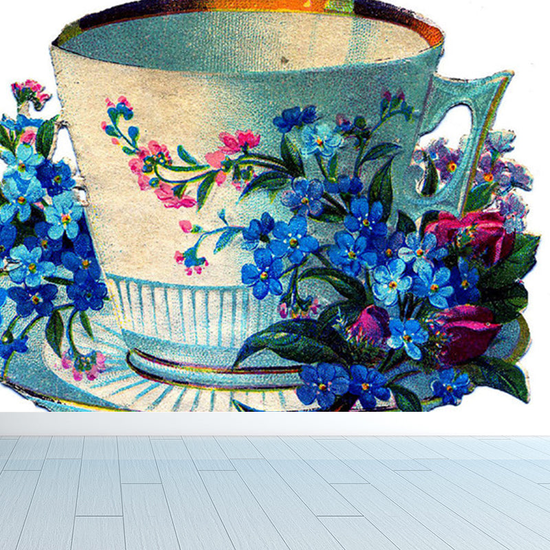 Florentine and Pot Mural Modern Decorative Living Room Wall Covering, Custom Printed