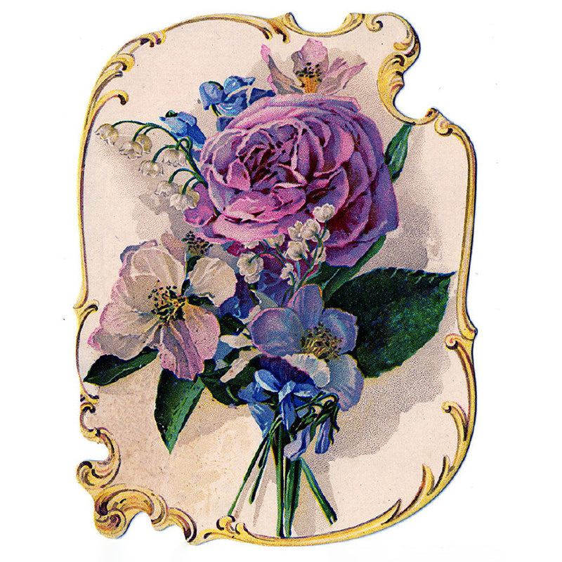 Modern Florentine Mural Wallpaper for Girls Room Customised Wall Decor in Purple