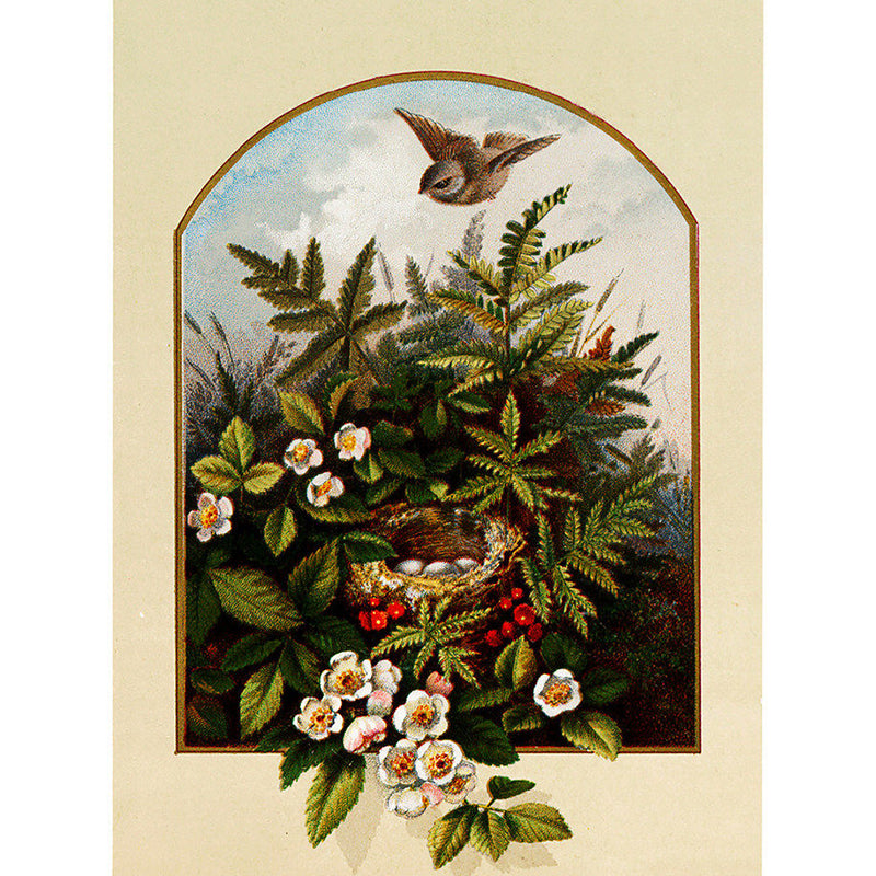 Extra Large Floral Design Mural Green Non-Woven Wall Art for Home Decor, Personalised