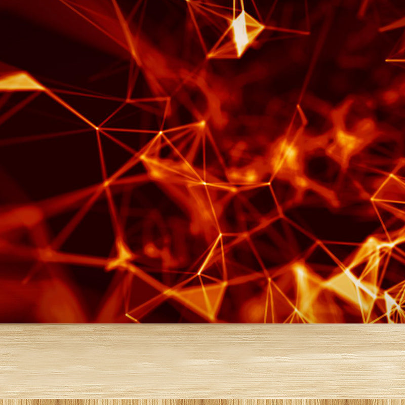 Magical Structure Diagram Wall Mural Contemporary Non-Woven Material Wall Covering