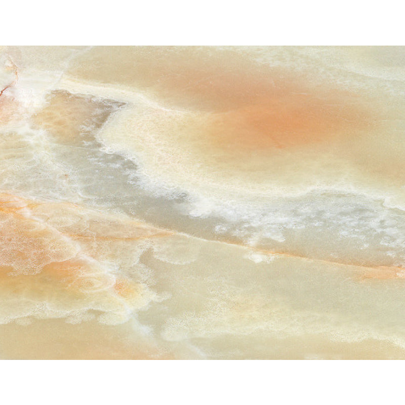 Modern Faux Marble Mural Non-Woven Texture Waterproof Light Color Wall Art for Bedroom