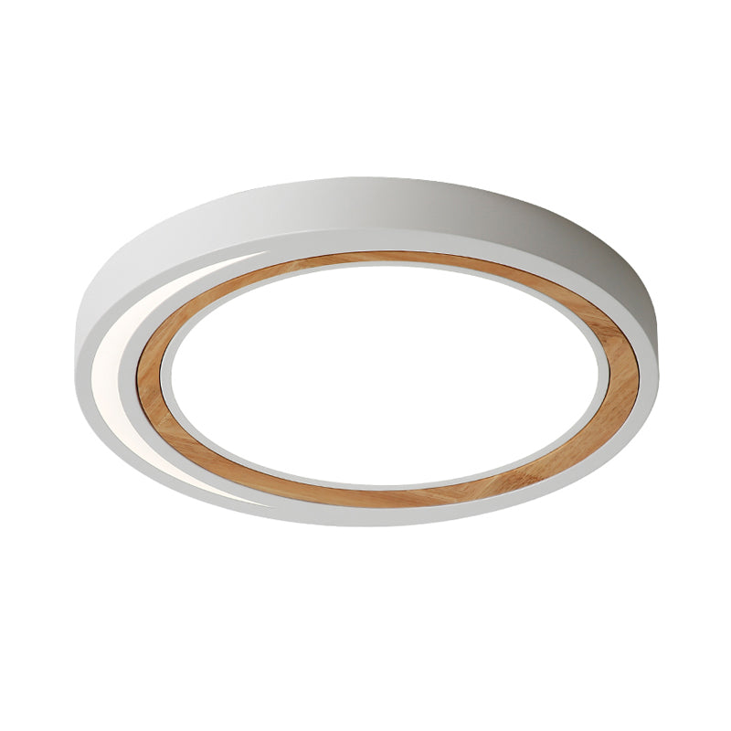 Acrylique Circle LED Ceiling Mount Light Macaron Style Ceiling Lamp for Boys Girls Bedroom