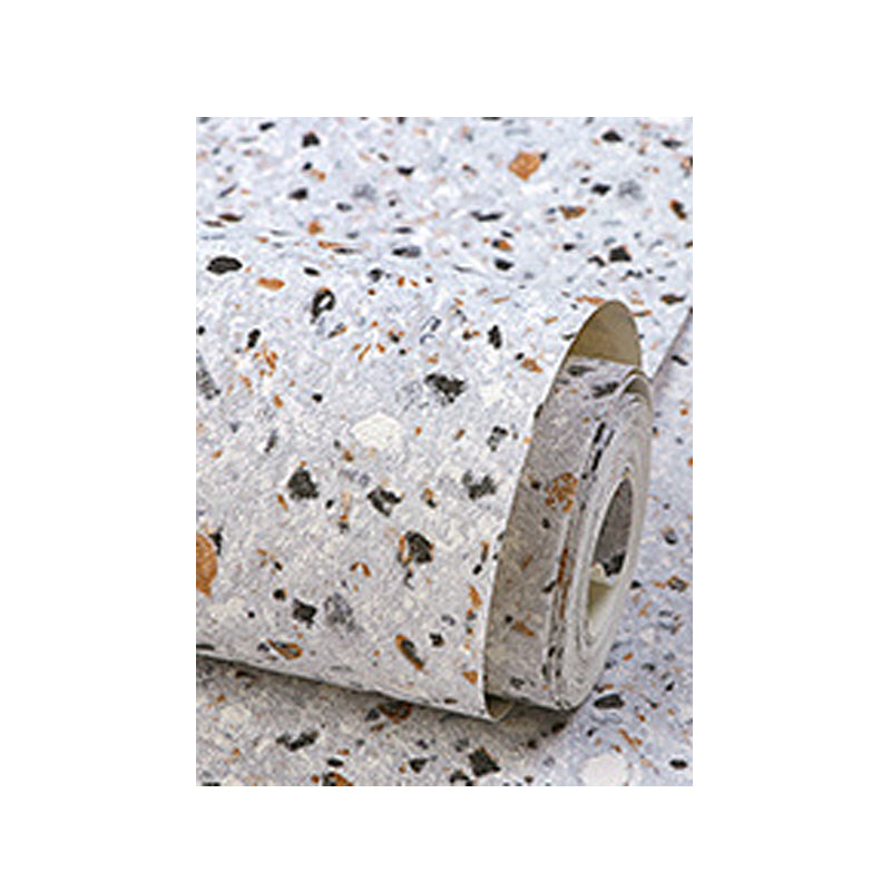 33'L x 20.5"W Industrial Granule and Marble Pattern Non-Pasted Wallpaper in Multi-Color