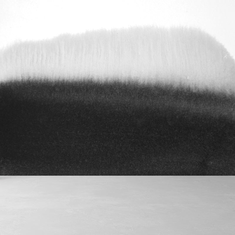 Minimalist Ink Brushstroke Wall Mural Black and White Waterproofing Wall Decor for Room