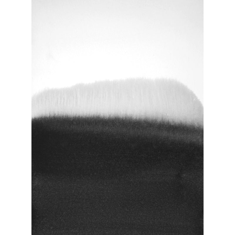 Minimalist Ink Brushstroke Wall Mural Black and White Waterproofing Wall Decor for Room