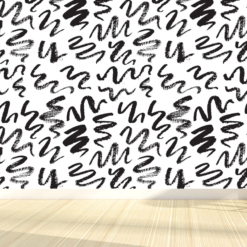 Illustration Plant Wall Covering Mural Whole Wall Decor for Kids Room, Made to Measure