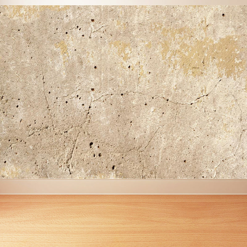 Scratched Wall Mural Decal Pastel Color Industrial Style Wall Covering for Boys Room