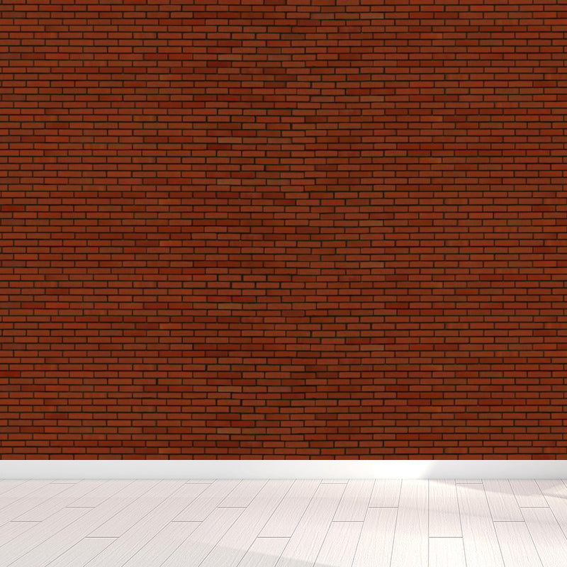 Steampunk Brick Look Wallpaper Muurschildering voor Restaurant Custom Wall Decor in donkere kleur