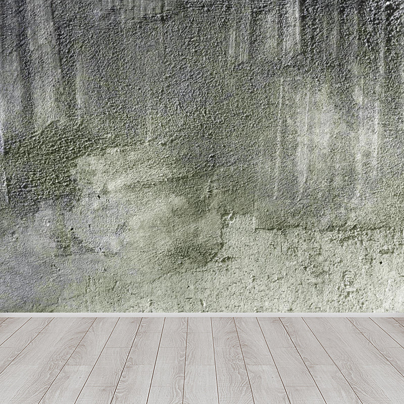 Industrial Scratches Wall Paper Mural Dark Color Water Resistant Wall Art for Garage