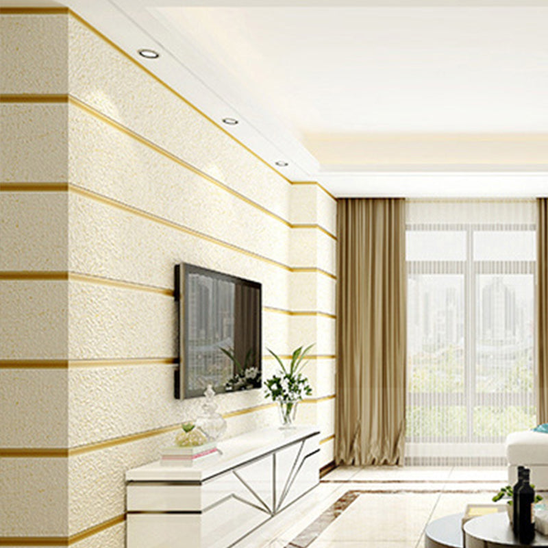 Brown 3D Print Marble 33' x 20.5" Non-Pasted Decorative Flock Wallpaper