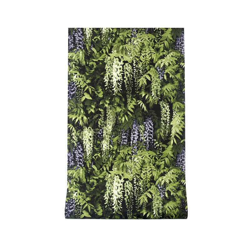 Non-Pasted 20.5-inch x 33-foot Fresh 3D Creeper and Boston Ivy Wallpaper for Restaurant and Dessert Shop