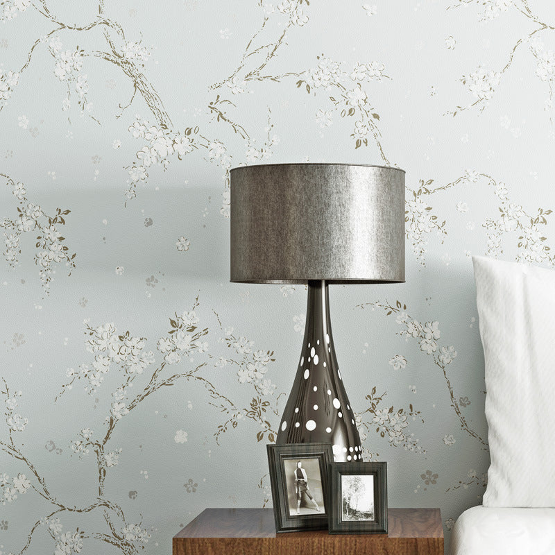 Non-Woven 33-foot x 20.5-inch Chinese Retro Non-Pasted Wallpaper