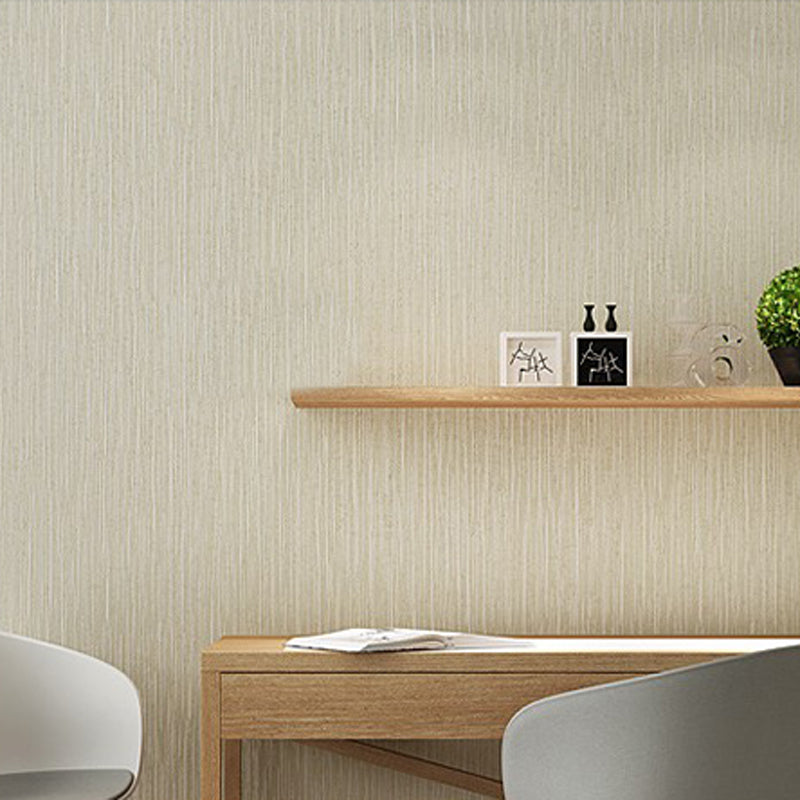 Non-Woven Wall Decor Simple Non-Pasted Textured Wallpaper Roll, 31-foot x 20.5-inch