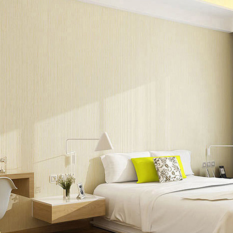 Non-Woven Wall Decor Simple Non-Pasted Textured Wallpaper Roll, 31-foot x 20.5-inch