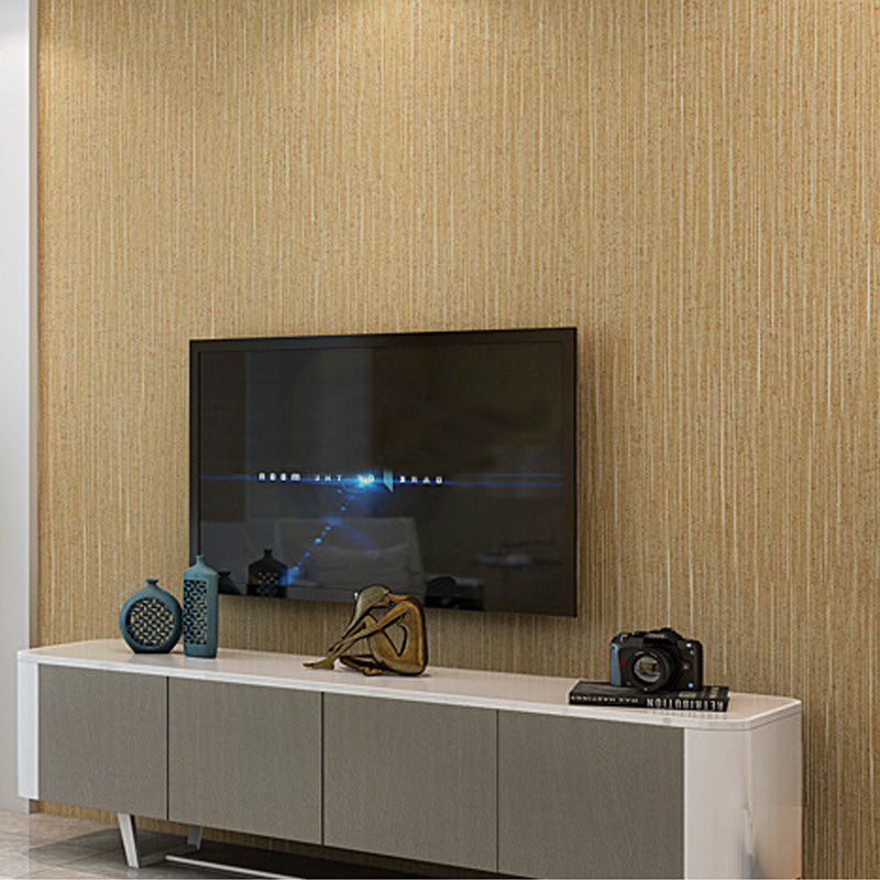 Non-Woven Wall Decor Simple Non-Pasted Textured Wallpaper Roll, 31-foot x 20.5-inch