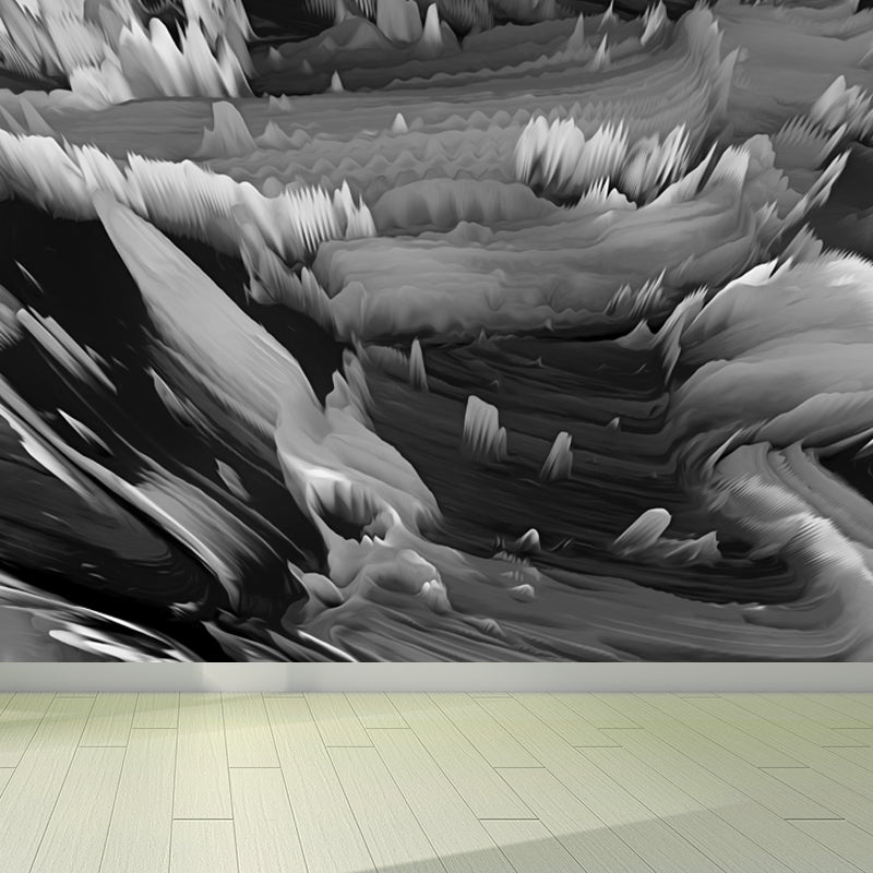 Realistic 3D Blow-out Wall Mural House Interior Abstract Wall Covering, Custom Print