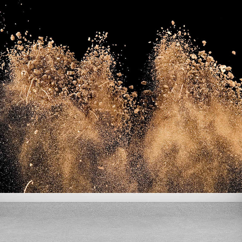 Colorful Powder Explosion Mural Wallpaper Stain Resistant Modern Living Room Wall Art