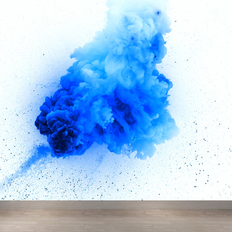 Slow Motion Explosion Scene Mural Modern Moisture Resistant Bedroom Wall Decor, Custom Made