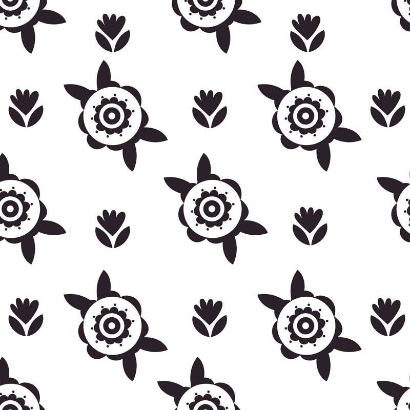 Veelkleurige kinderkunst muurschildering sticker grote bloeiende bloem muur decor voor slaapkamer