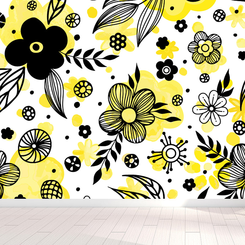 Papier peint Mural florentin de couleur douce pour la décoration, Art Mural de salon moderne