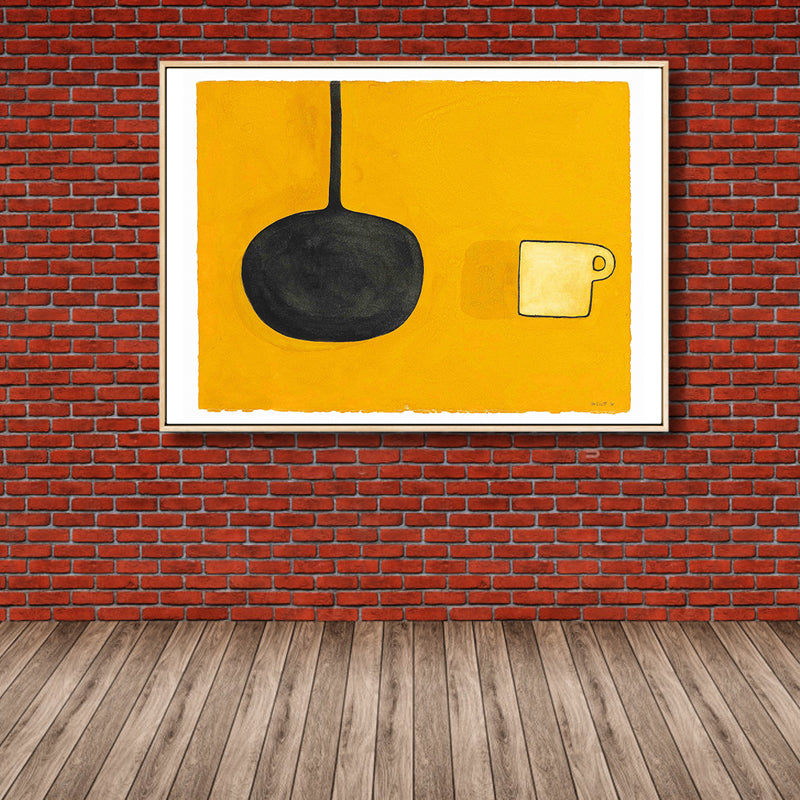 Nordic Still Life Stuff Canvas House Interior Wall Art Print in Pastel Color, Sizes Optional