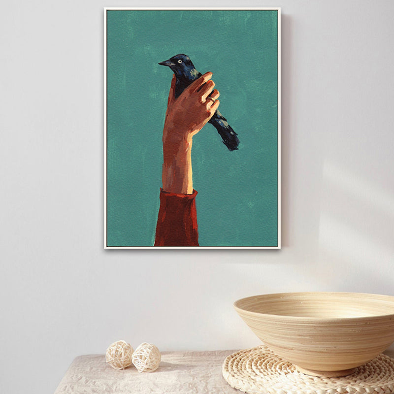 Soft Color Figure Painting Canvas Textured Wall Art Print for Home, Multiple Size Options