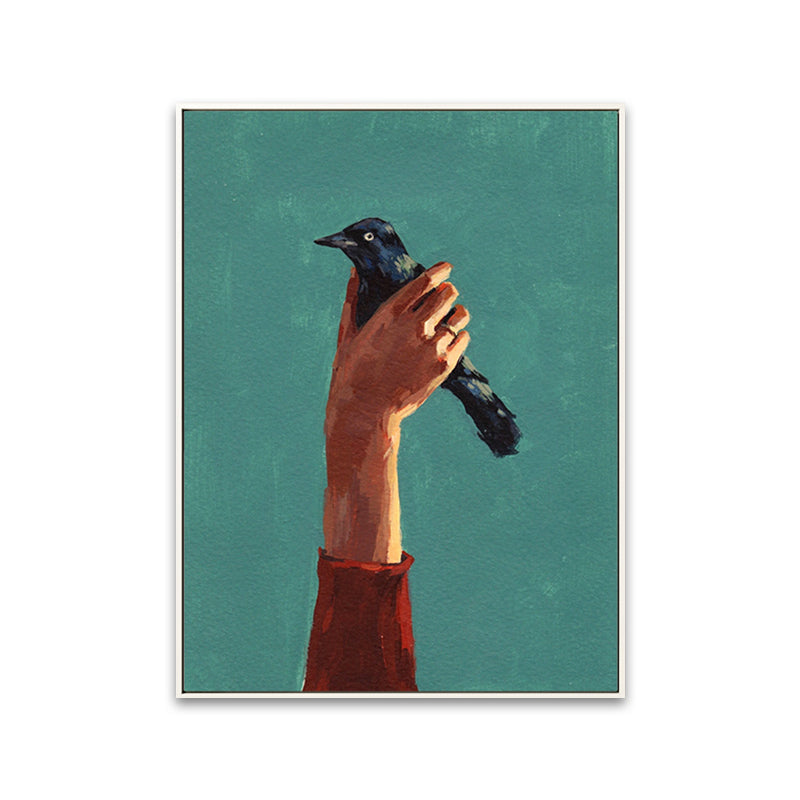 Soft Color Figure Painting Canvas Textured Wall Art Print for Home, Multiple Size Options
