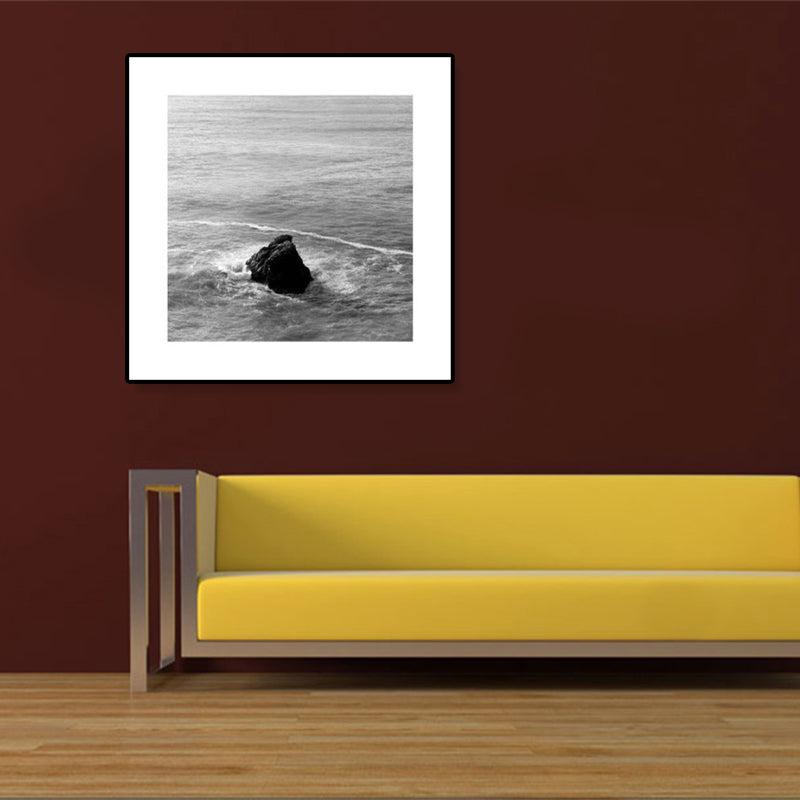 Foto Oceaan Canvas Print Donkere Kleur Moderne Muur Kunst Decor voor Huis Interieur