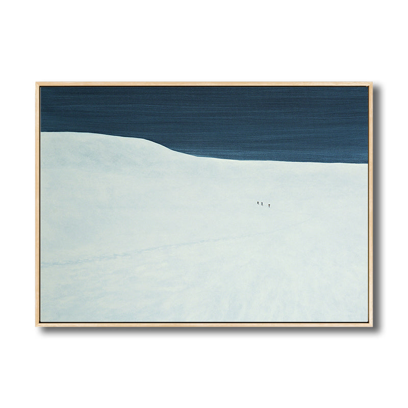 Illustration Wildland Canvas Wall Art Desolated Scenery Painting for Boys Bedroom