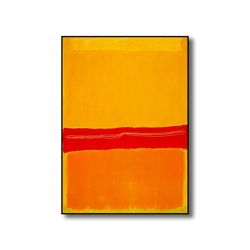 Illustrated Abstract Wall Art Print Nordic Textured Family Room Canvas in Light Color