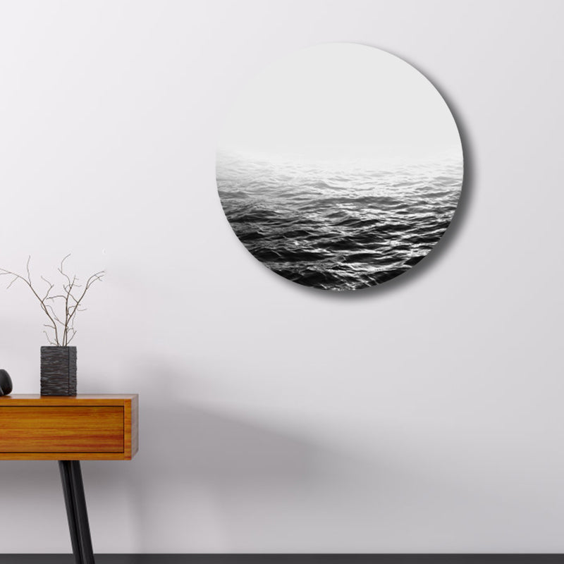 Foto-Kunstdruck mit Meerblick, zeitgenössische Leinwand-Wanddekoration in sanften Farben für das Spielzimmer
