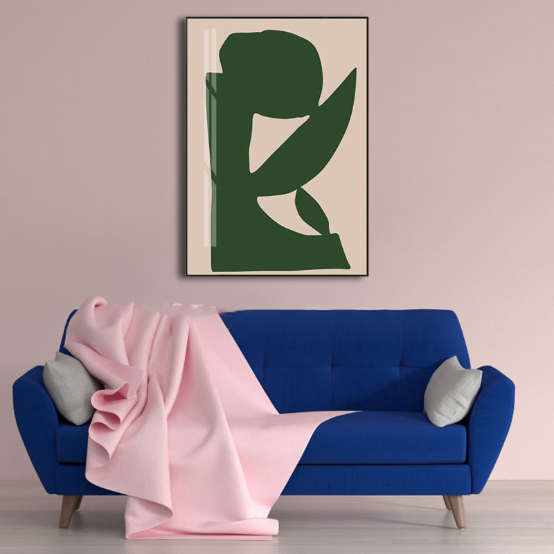 Soft Color Abstract Pattern Painting Textured Scandinavian Living Room Canvas Wall Art