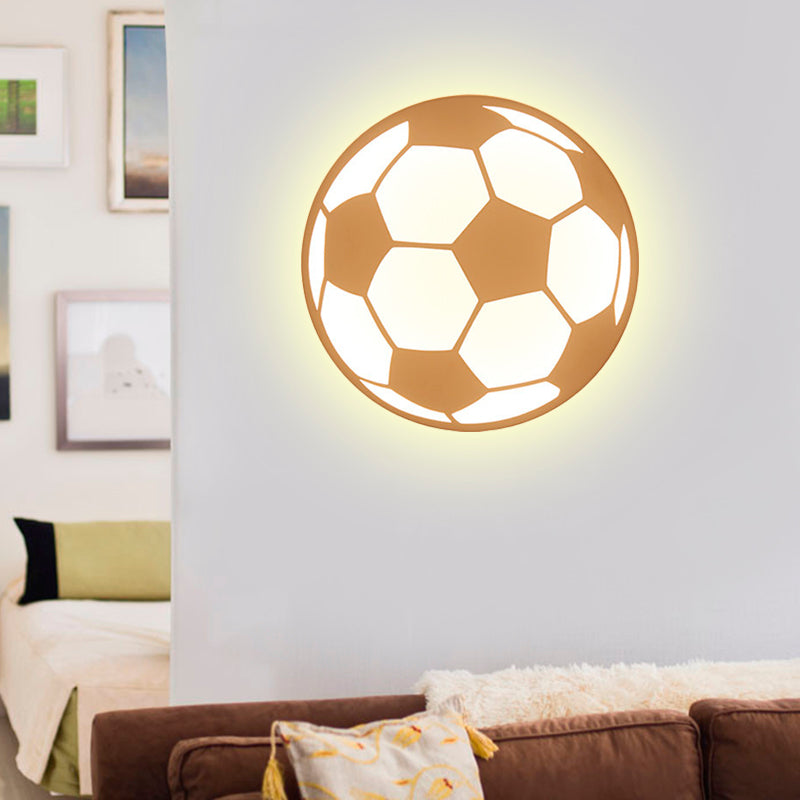 Flat Cartoon Shape Wall Light Modern Stylish Acrylic LED Wall Lamp in White for Stair