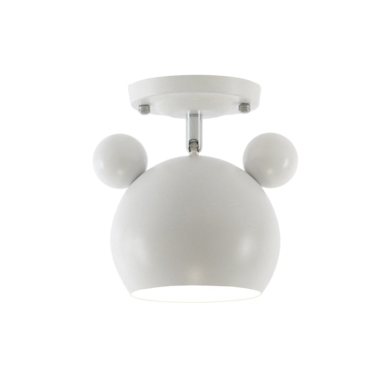 Pivotant Bear Head encastré 1 lampe macaron loft balcon métal plafonnier
