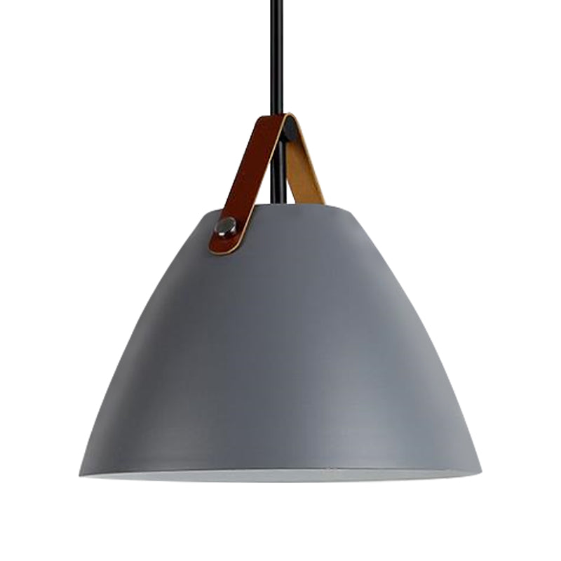 Estilo nórdico Curvado Coolie Coste Lámpara de aluminio Lámpara de aluminio en negro/azul/gris/rosa/blanco para el comedor