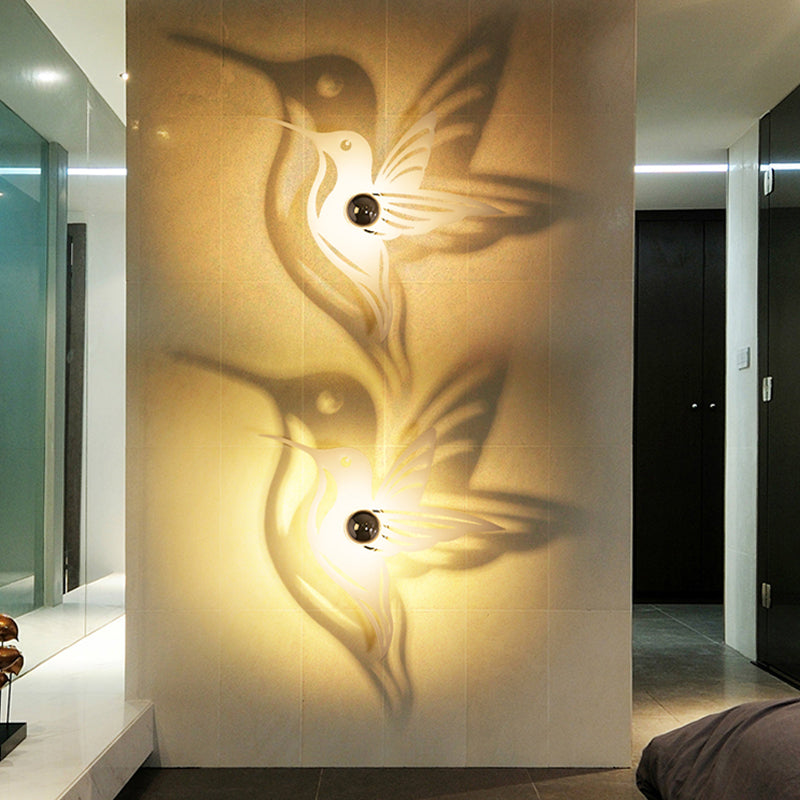 Forma da cartone animato in metallo Light One Light Modern Style Wall Sconce per Study Room