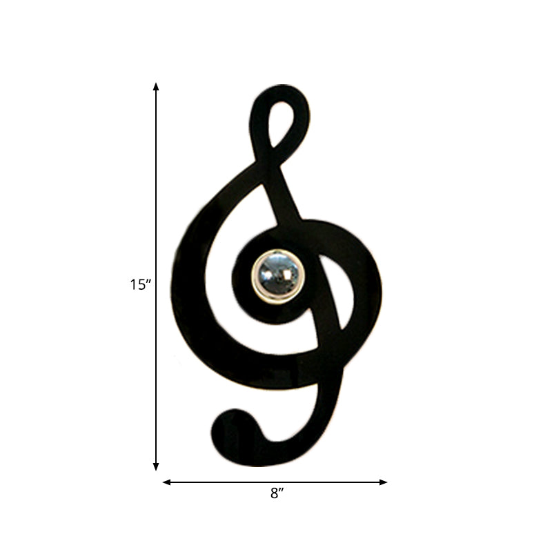 Forma da cartone animato in metallo Light One Light Modern Style Wall Sconce per Study Room