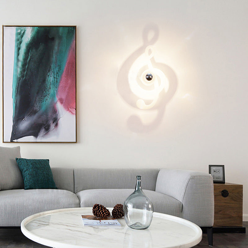 Forma da cartone animato in metallo Light One Light Modern Style Wall Sconce per Study Room