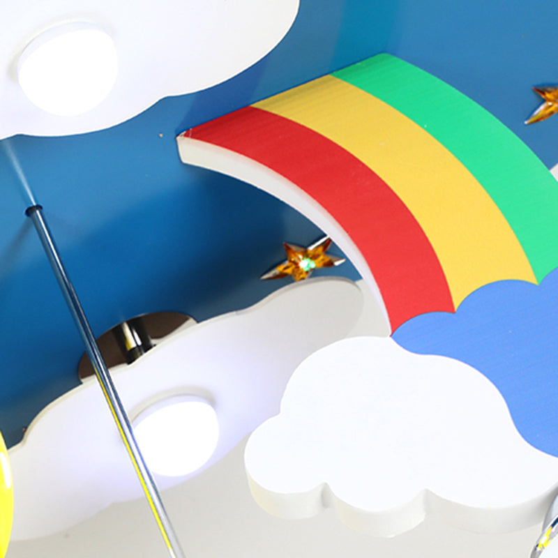 Luz de techo de la habitación del cielo de los niños del cielo 3 luces de techo de dibujos animados con Kitten